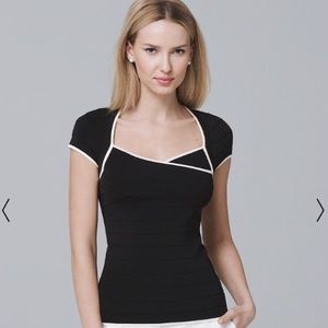 White House Black Market Bandage Top NWT $84